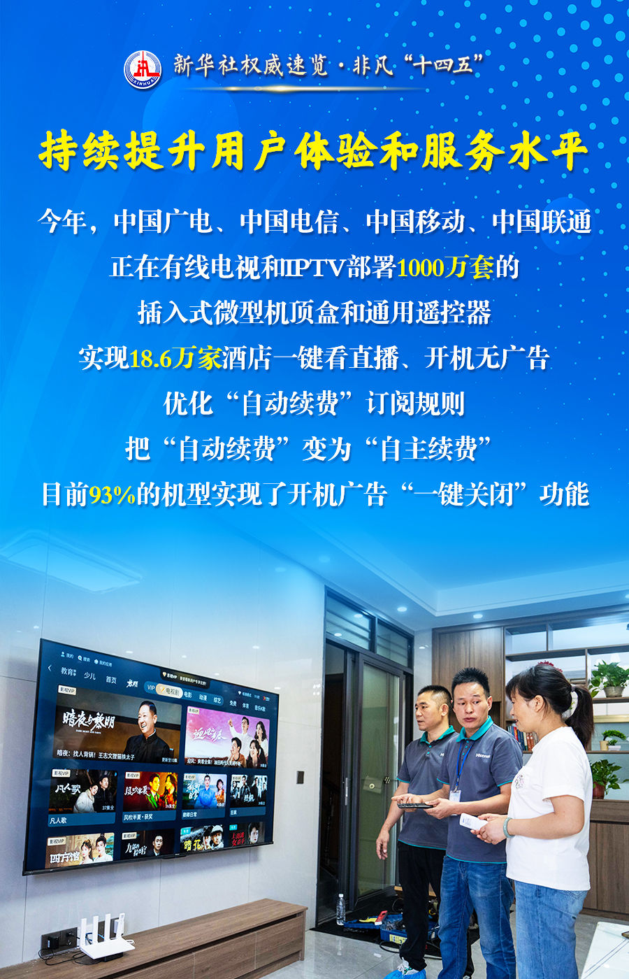 傳播黨的聲音、服務(wù)人民群眾，廣播電視和網(wǎng)絡(luò)視聽行業(yè)五年成績單來了
