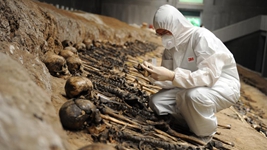 科研人員通過技術(shù)手段保存&ldquo;萬人坑&rdquo;侵華罪證
