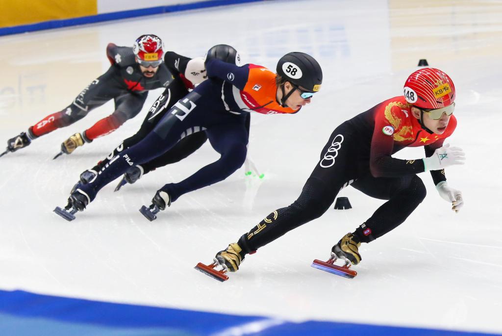 短道速滑&mdash;&mdash;世錦賽：中國(guó)隊(duì)晉級(jí)男子5000米接力決賽